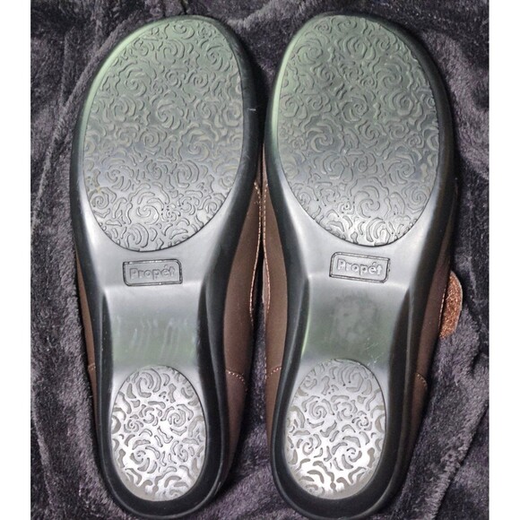 Dr. Zen Orthopedic Womens Leather Suede Slip on Brown Loafers Sz 9 - Picture 2 of 5